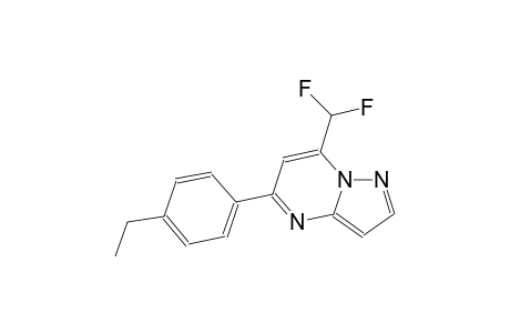 7-(difluoromethyl)-5-(4-ethylphenyl)pyrazolo[1,5-a]pyrimidine