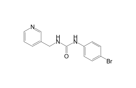 1-(p-bromophenyl)-3-[(3-pyridyl)methyl]urea