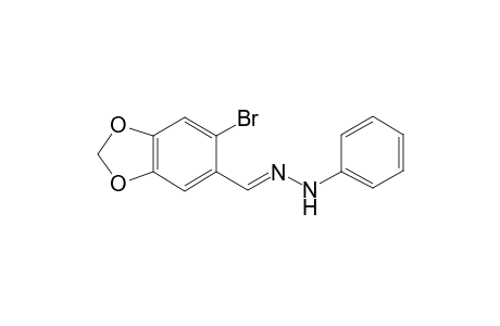 N-[(E)-(6-bromanyl-1,3-benzodioxol-5-yl)methylideneamino]aniline