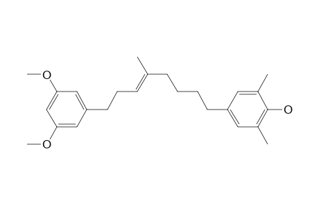 4-[(E)-8-(3,5-dimethoxyphenyl)-5-methyl-oct-5-enyl]-2,6-dimethyl-phenol