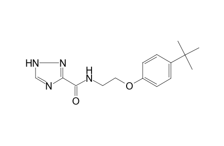 1H-1,2,4-triazole-3-carboxamide, N-[2-[4-(1,1-dimethylethyl)phenoxy]ethyl]-