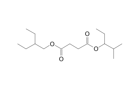 Succinic acid, 2-methylpent-3-yl 2-ethylbutyl ester