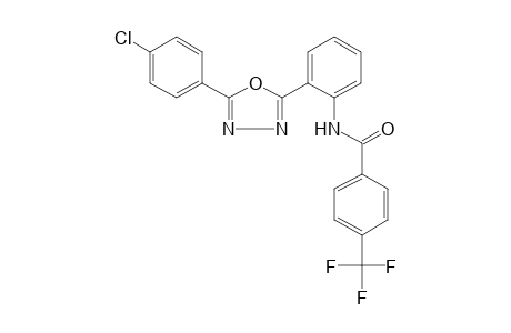 2'-[5-(p-CHLOROPHENYL)-1,3,4-OXADIAZOL-2-YL]-alpha,alpha,alpha-TRIFLUORO-p-TOLUANILIDE