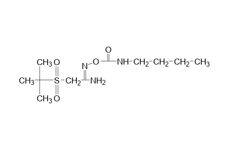 O-(butylcarbamoyl)-2-(tert-butylsulfonyl)acetamidoxime