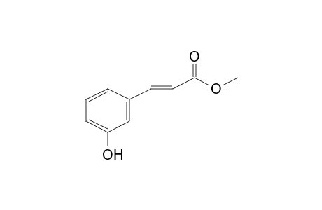 2-Propenoic acid, 3-(3-hydroxyphenyl)-, methyl ester