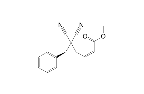 Methyl 3-[(1R,3S)-2',2'-dicyano-3'-phenylcyclopropyl]-(2 Z)-prop-2-enoate