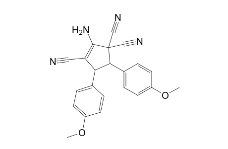 1-Amino-2,5,5-tricyano-3,4-bis(p-methoxyphenyl)cyclopent-1-ene