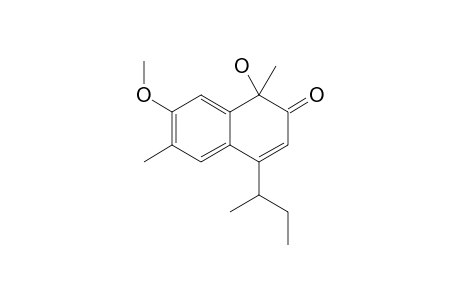 4-(2-BUTYL)-1-HYDROXY-7-METHOXY-1,6-DIMETHYL-1H-NAPHTHALENE-2-ONE