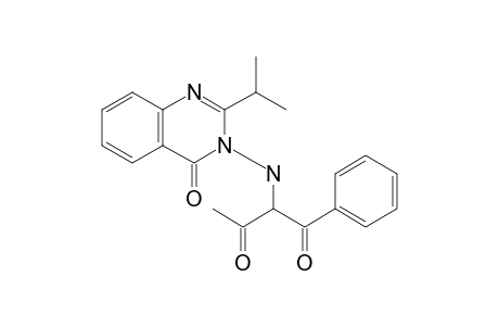 2-[(2-Isopropyl-4-keto-quinazolin-3-yl)amino]-1-phenyl-butane-1,3-dione