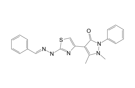 2-[(Benzylidene)hydrazino]-4-antipyrinylthiazole