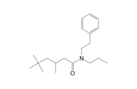 3,5,5-Trimethylhexanamide, N-(2-phenylethyl)-N-propyl-