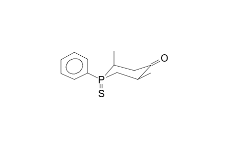 TRANS-1-PHENYL-1-THIO-2,5-DIMETHYLPHOSPHORINAN-4-ONE (ISOMER 2)