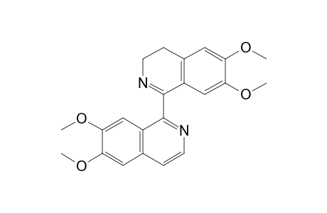 6,6',7,7'-tetramethoxy-3',4'-dihydro-[1,1']-biisoquinoline