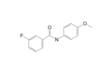 3-fluoro-N-(4-methoxyphenyl)benzamide