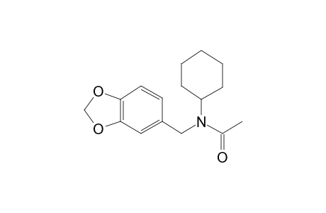 N-acetyl-N-cyclohexyl-piperonylamine