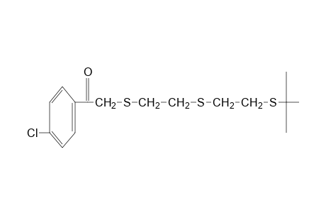 2-{{2-{[2-(tert-butylthio)ethyl]thio}ethyl}thio}-4'-chloroacetophenone