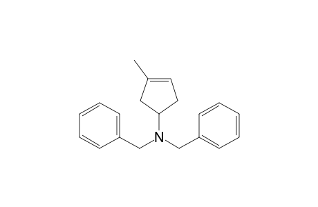 3-Methyl-N,N-bis(phenylmethyl)-1-cyclopent-3-enamine