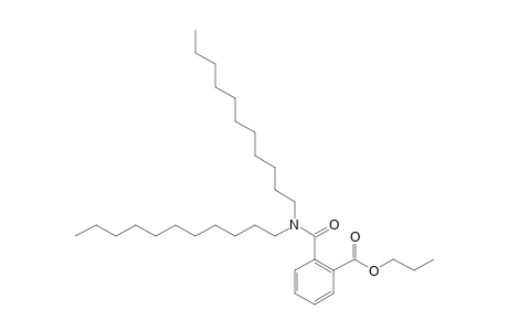 Phthalic acid, monoamide, N,N-diundecyl, propyl ester