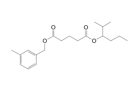 Glutaric acid, 3-methylbenzyl 2-methylhex-3-yl ester