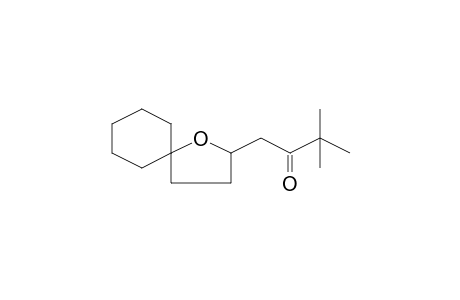 3,3-Dimethyl-1-(1-oxaspiro[4.5]dec-2-yl)-2-butanone