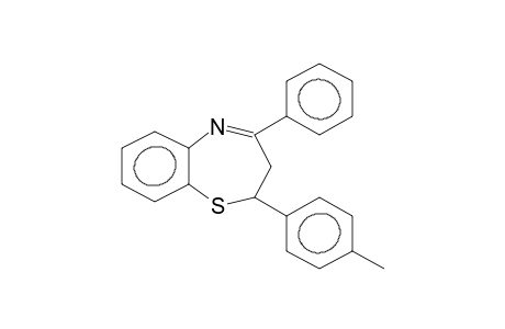 2,3-Dihydro-2-(4-methylphenyl)-4-phenyl-1,5-benzothiazepine