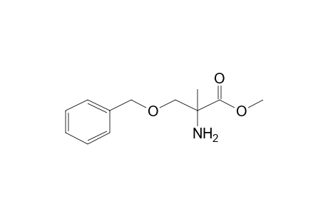 2-Amino-3-benzyloxy-2-methylpropionic acid, methyl ester