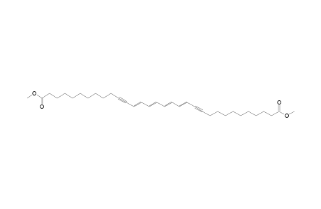 Dimethyl dotriaconta-13,15,17,19-tetraene-11,21-diynedioate