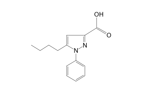 5-butyl-1-phenylpyrazole-3-carboxylic acid