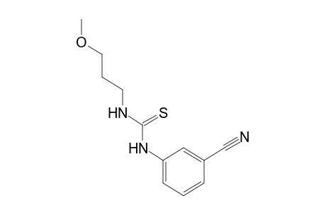 1-(m-cyanophenyl)-3-(3-methoxypropyl)-2-thiourea