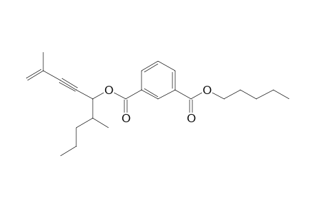 Isophthalic acid, 2,6-dimethylnon-1-en-3-yn-5-yl pentyl ester