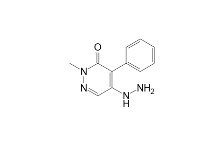 5-Hydrazino-2-methyl-4-phenylpyridazin-3(2H)-one