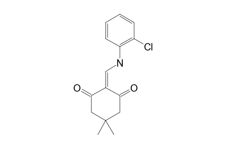 2-[(o-chloroanilino)methylene]-5,5-dimethyl-1,3-cyclohexanedione