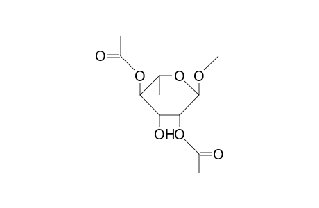 Methyl 2,4-di-O-acetyl.alpha.-L-rhamnopyranoside