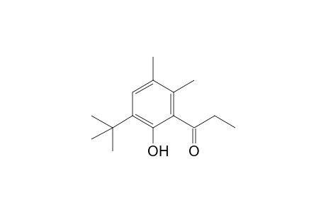 3'-tert-butyl-5',6'-dimethyl-2'-hydroxypropiophenone