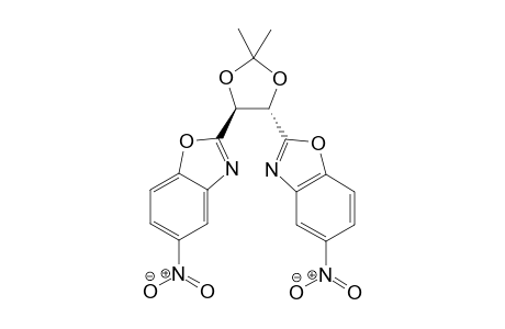 (4S,5S)-4,5-Bis(5-nitrobenz[d]oxazol-2-yl)-2,2-dimethyl-1,3-dioxolane