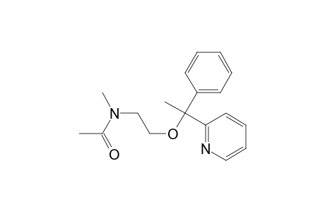 Acetamide,N-methyl-N-2-[1-phenyl-1-(2-pyridyl)ethoxy]ethyl-