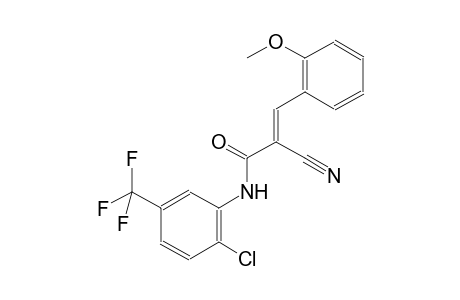 (2E)-N-[2-chloro-5-(trifluoromethyl)phenyl]-2-cyano-3-(2-methoxyphenyl)-2-propenamide