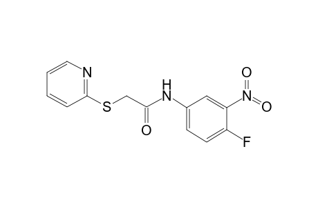 acetamide, N-(4-fluoro-3-nitrophenyl)-2-(2-pyridinylthio)-