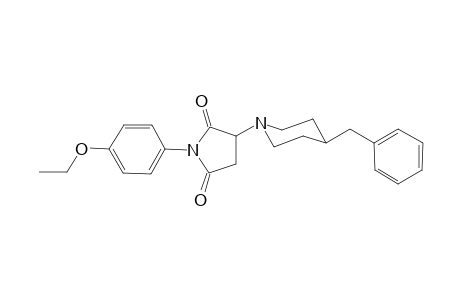 2,5-Pyrrolidinedione, 1-(4-ethoxyphenyl)-3-[4-(phenylmethyl)-1-piperidinyl]-