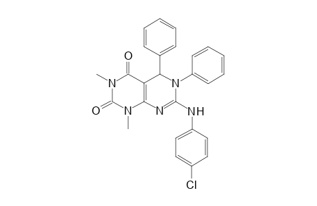 7-(4-CHLOROPHENYL)-AMINO-5,6-DIHYDRO-1,3-DIMETHYL-5,6-DIPHENYL-PYRIMIDO-[4,5-D]-PYRIMIDINE-1,3-(2H,4H)-DIONE