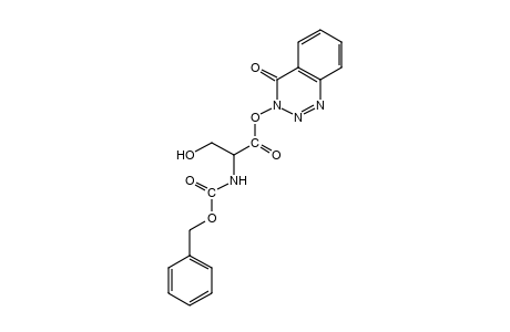 N-carboxy-L-serine, N-benzyl 3,4-dihydro-4-oxo-1,2,3-benzotriazin-3-yl ester