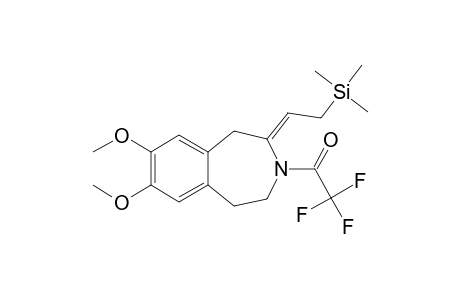 2,3,4,5-Tetrahydro-7,8-dimethoxy-N-(trifluoroacetyl)-[(Z)-2-(trimethylsilyl) ethylidene]-1H-3-benzazepine