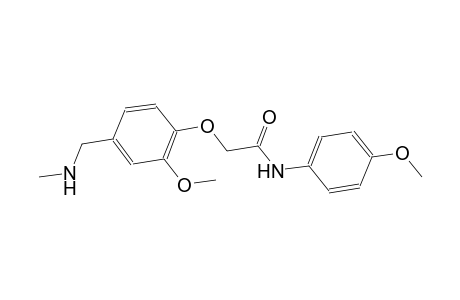 2-{2-methoxy-4-[(methylamino)methyl]phenoxy}-N-(4-methoxyphenyl)acetamide