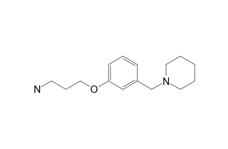 3-[3-(1-Piperidinylmethyl)phenoxy]-1-propanamine