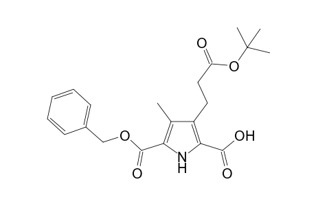 3-(2-tert-Butoxycarbonylethyl)-4-methyl-1H-pyrrole-2,5-dicarboxylic acid 5-Benzyl ester