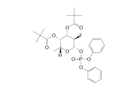 2-Deoxy-2-fluoro-3,4-di-o-pivaloyl-alpha-1-(diphenylphosphoryl)-L-fucopyranose