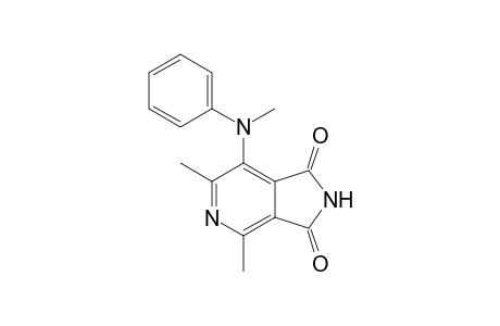4,6-Dimethyl-7-(methylanilino)-1H-pyrrolo[3,4-c]pyridine-1,3(2H)-dione
