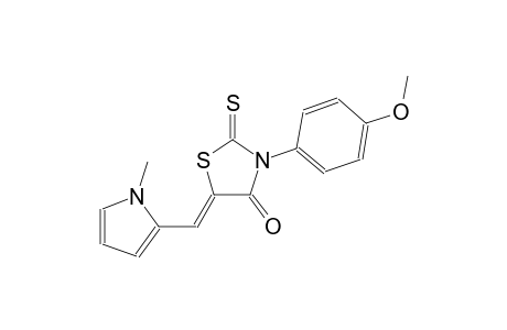 (5Z)-3-(4-methoxyphenyl)-5-[(1-methyl-1H-pyrrol-2-yl)methylene]-2-thioxo-1,3-thiazolidin-4-one