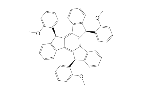 5.alpha.,10.alpha.,15.alpha.-tris(2'-Methoxyphenyl)-10,15-dihydro-5H-diindeno[1,2-a : 1',2'-c]fluorene