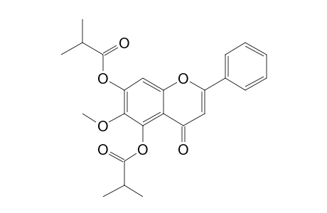 Oroxylin A, bis(2-methylpropionate)